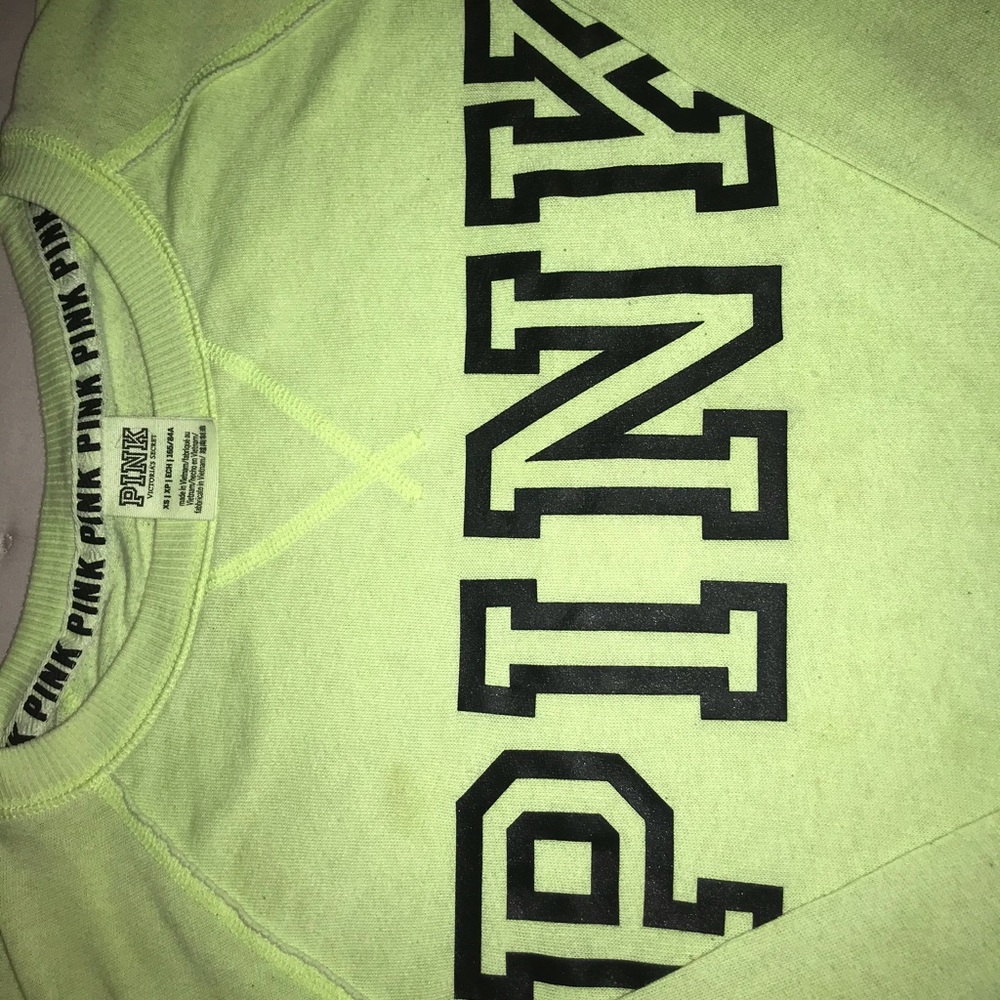 PINK Victoria Secret cropped sweatshirt